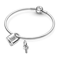 Charm Pandora Donna Pandora Moments in Argento Zirconia 790088C01 - 790088C01